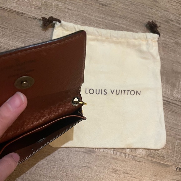 Vintage Louis Vuitton Monogram Card Case Micro Crossbody/Keychain - Picture 4 of 6